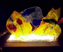 Lampada fusing glass